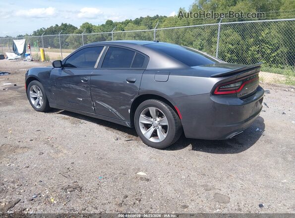 2C3CDXBG9JH227161 2018 DODGE CHARGER Gray Trasero izquierdo