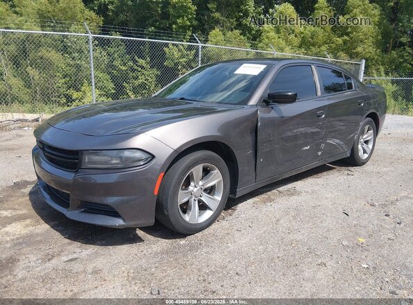 2C3CDXBG9JH227161 2018 DODGE CHARGER Gray Vista tres cuartos delantera izquierda