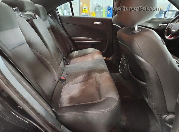 2C3CDXBG9JH309505 2018 DODGE CHARGER Black Вид задніх сидінь
