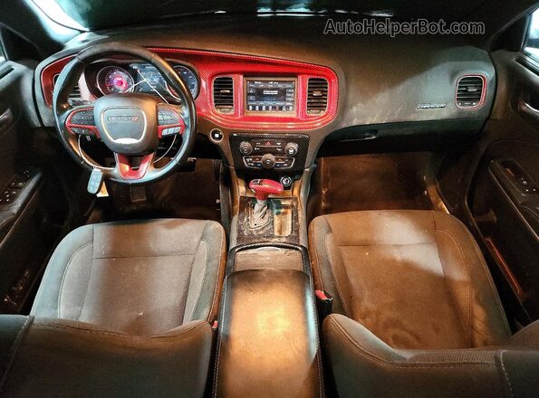 2C3CDXBG9JH309505 2018 DODGE CHARGER Black Вид панелі приладів