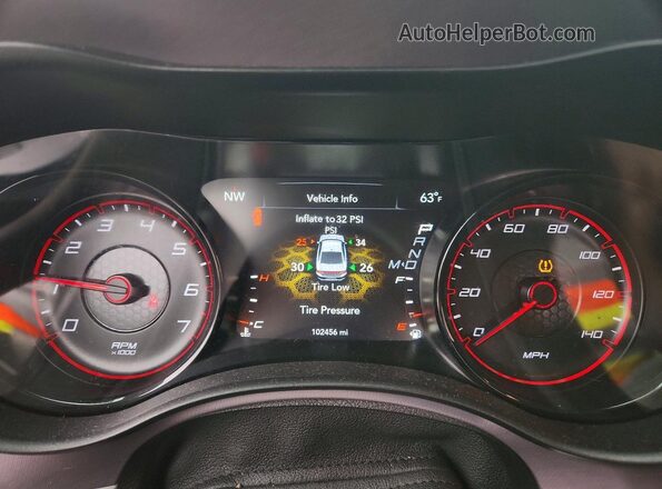 2C3CDXBG9KH712224 2019 DODGE CHARGER Серебряный Вид щитка приборов
