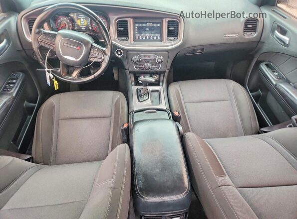 2C3CDXBG9KH712224 2019 DODGE CHARGER Серебряный Вид панели приборов