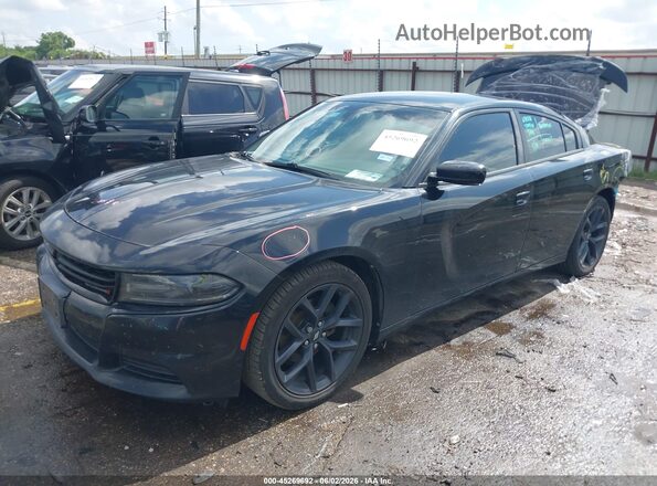 2C3CDXBG9LH150312 2020 DODGE CHARGER Черный Передняя левая четверть