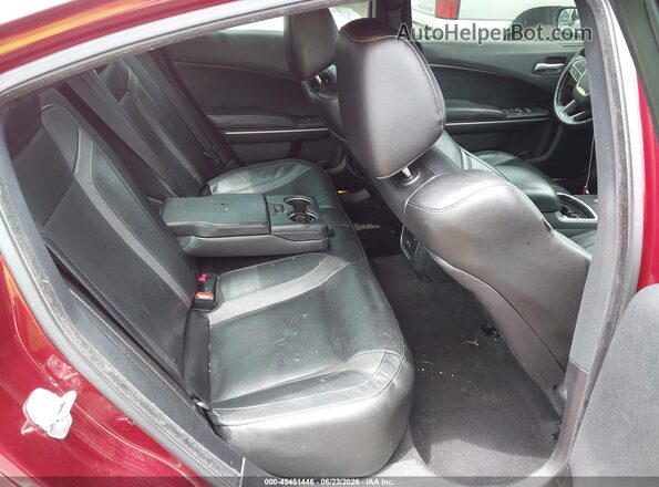 2C3CDXBG9LH152982 2020 DODGE CHARGER Maroon Vista de la etiqueta del VIN