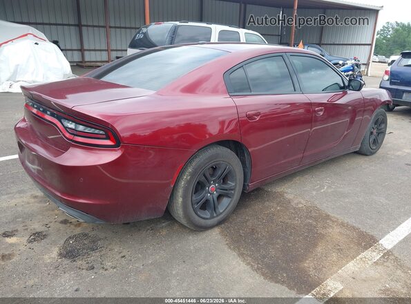 2C3CDXBG9LH152982 2020 DODGE CHARGER Maroon Trasero derecho