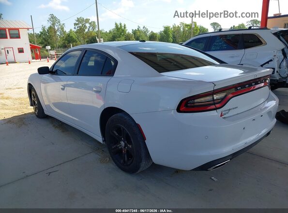 2C3CDXBG9LH166932 2020 DODGE CHARGER White Trasero izquierdo