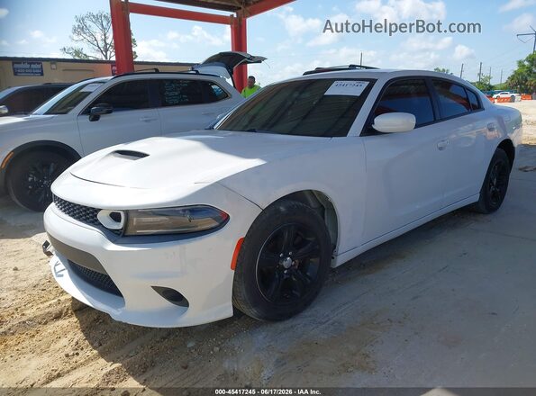 2C3CDXBG9LH166932 2020 DODGE CHARGER White Vista tres cuartos delantera izquierda