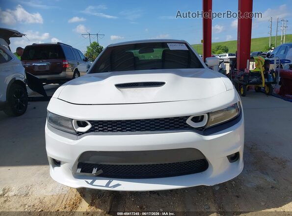 2C3CDXBG9LH166932 2020 DODGE CHARGER White Vista del cuadro de instrumentos