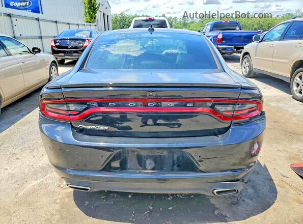 2C3CDXBG9LH216700 2020 DODGE CHARGER Black უკანა ხედი