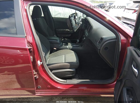 2C3CDXBG9MH659866 2021 DODGE CHARGER Red Вид салону спереду