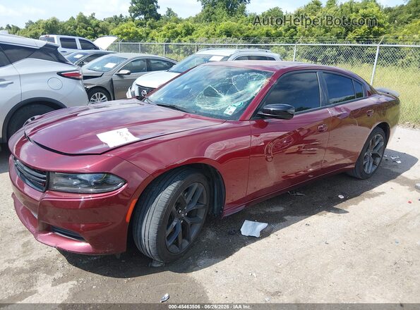 2C3CDXBG9MH659866 2021 DODGE CHARGER Red Передня ліва чверть