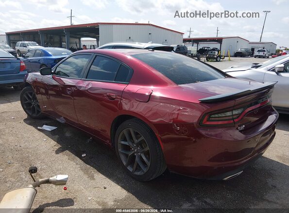 2C3CDXBG9MH659866 2021 DODGE CHARGER Red Задня ліва чверть