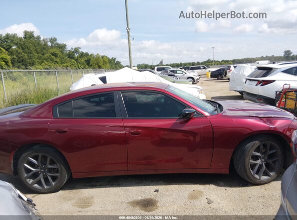 2C3CDXBG9MH659866 2021 DODGE CHARGER Red Вид задньої частини салону