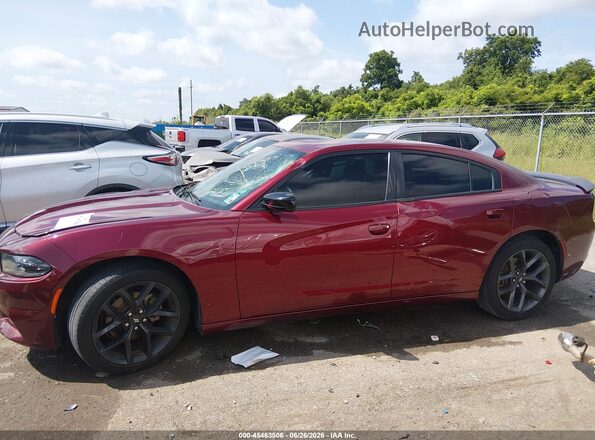 2C3CDXBG9MH659866 2021 DODGE CHARGER Red Панорамний вид салону 360°