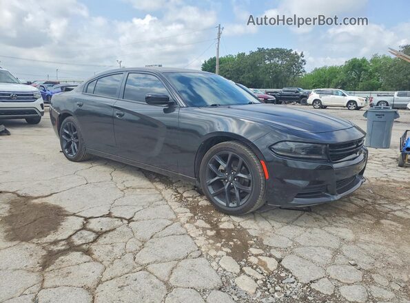 2C3CDXBG9NH157716 2022 DODGE CHARGER Черный Передняя правая четверть