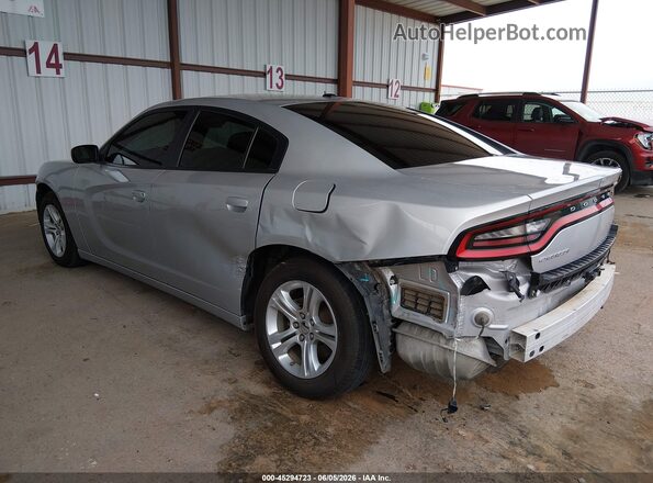 2C3CDXBG9NH197259 2022 DODGE CHARGER Silver Rear left