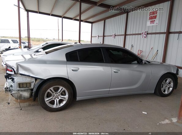 2C3CDXBG9NH197259 2022 DODGE CHARGER Silver Rear interior view