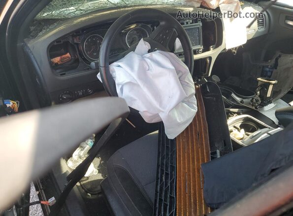 2C3CDXBG9NH207949 2022 DODGE CHARGER Black წინა პანელის ხედი