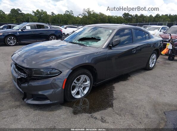 2C3CDXBG9PH518865 2023 DODGE CHARGER Gray Przód lewy