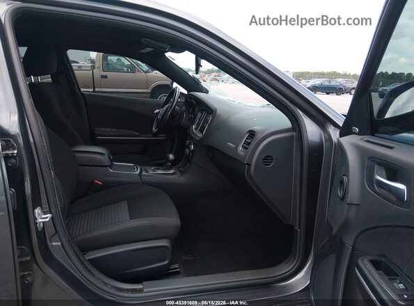 2C3CDXBG9PH518865 2023 DODGE CHARGER Gray Widok wnętrza z przodu