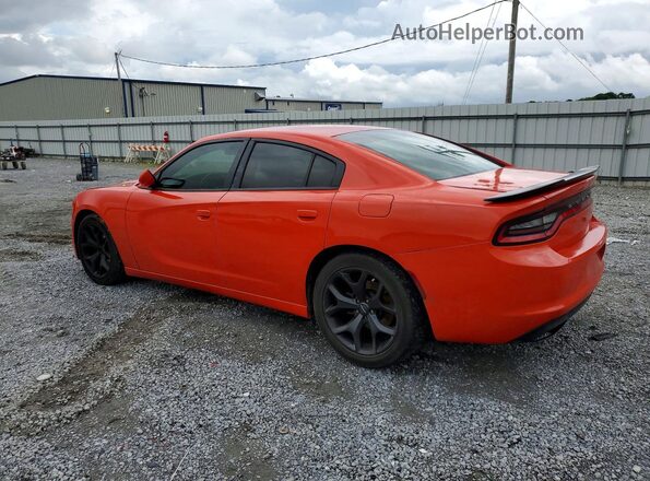 2C3CDXBGXGH347219 2016 DODGE CHARGER Orange Rear left