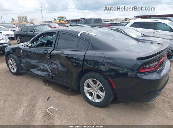 2C3CDXBGXJH158416 2018 DODGE CHARGER Black Հետևի ձախ
