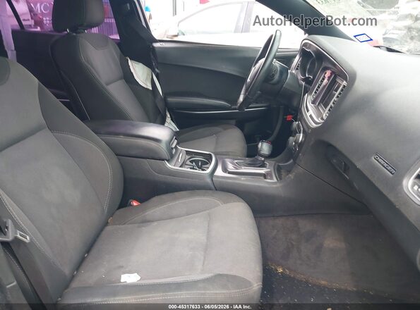 2C3CDXBGXJH158416 2018 DODGE CHARGER Black Սալոնի դիմացի տեսք