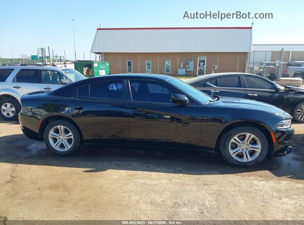 2C3CDXBGXJH186457 2018 DODGE CHARGER Black Սալոնի հետևի տեսք