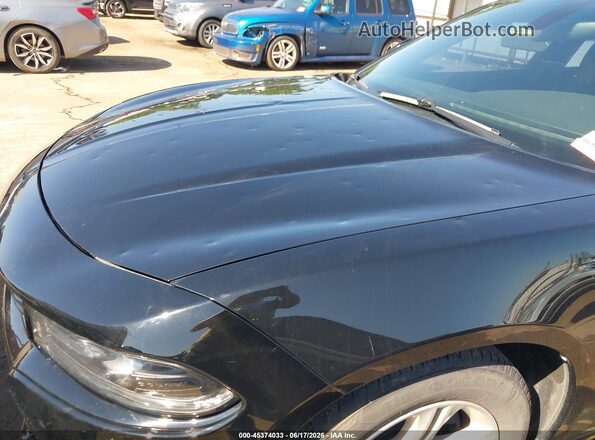 2C3CDXBGXJH186457 2018 DODGE CHARGER Black Դիմացի տեսք