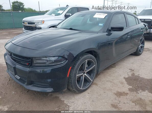 2C3CDXBGXKH540673 2019 DODGE CHARGER Black Front left