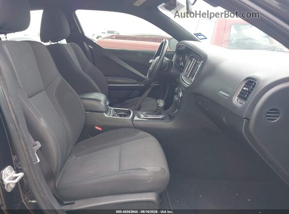 2C3CDXBGXKH540673 2019 DODGE CHARGER Black Front interior view