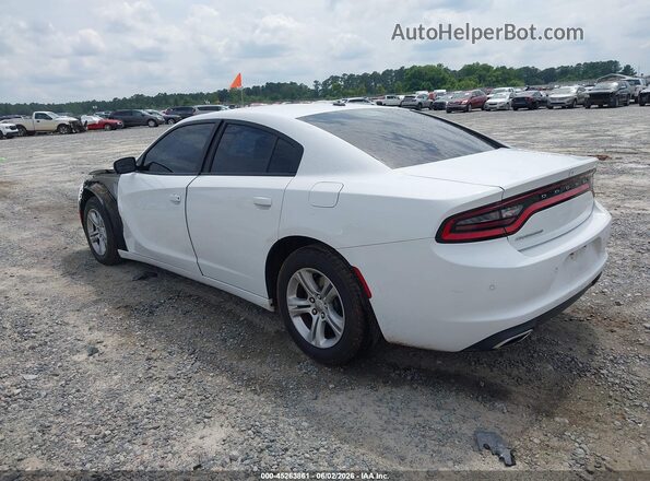 2C3CDXBGXKH576346 2019 DODGE CHARGER Белый Задняя левая четверть