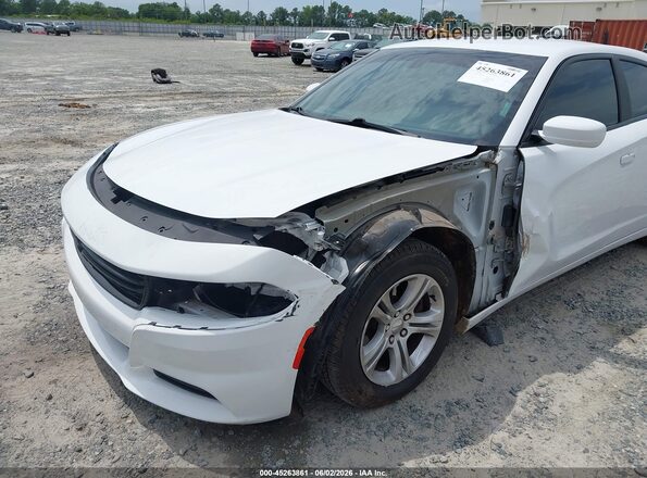 2C3CDXBGXKH576346 2019 DODGE CHARGER Белый Вид спереди