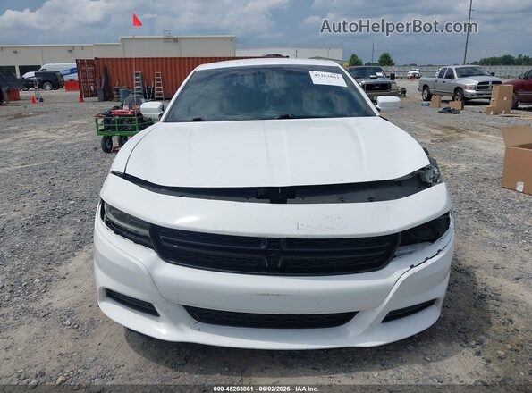 2C3CDXBGXKH576346 2019 DODGE CHARGER Белый Вид щитка приборов