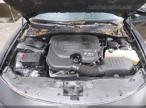 2C3CDXBGXKH581904 2019 DODGE CHARGER Black Հետևի տեսք