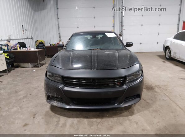2C3CDXBGXKH581904 2019 DODGE CHARGER Black Սալոնի հետևի տեսք