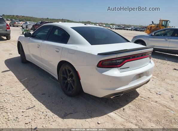 2C3CDXBGXKH603318 2019 DODGE CHARGER White Задня ліва чверть