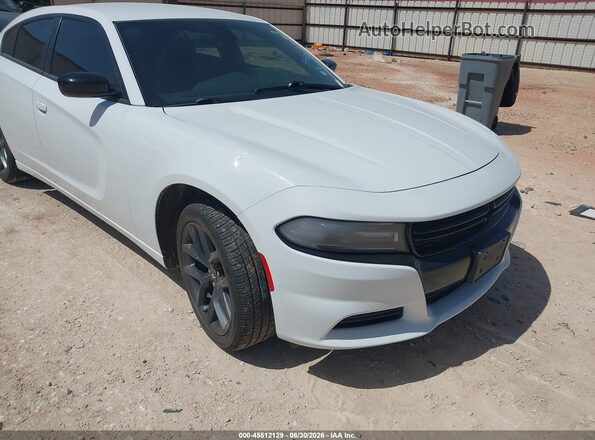2C3CDXBGXKH603318 2019 DODGE CHARGER White Вид спереду