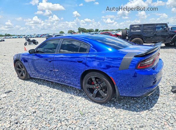 2C3CDXBGXLH123586 2020 DODGE CHARGER Blue Tył lewy