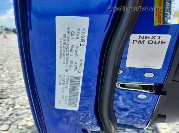 2C3CDXBGXLH123586 2020 DODGE CHARGER Blue Widok komory silnika