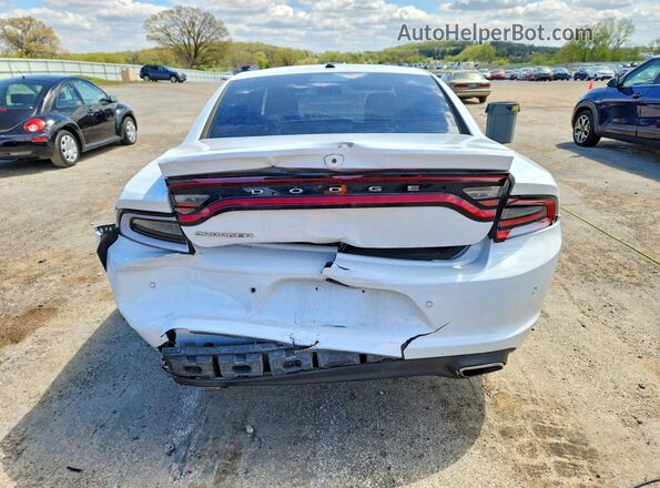 2C3CDXBGXLH136810 2020 DODGE CHARGER White Вид ззаду