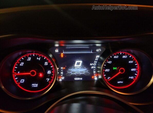 2C3CDXBGXLH217550 2020 DODGE CHARGER White Вид щитка приладів