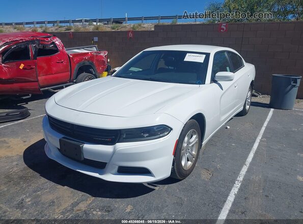 2C3CDXBGXNH219513 2022 DODGE CHARGER Белый Передняя левая четверть