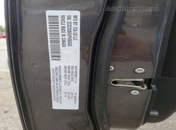 2C3CDXBGXPH555343 2023 DODGE CHARGER Gray Вид наклейки з VIN-кодом