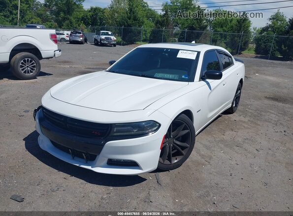 2C3CDXCT0GH247447 2016 DODGE CHARGER White Vista tres cuartos delantera izquierda