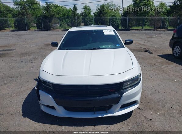 2C3CDXCT0GH247447 2016 DODGE CHARGER White Vista del cuadro de instrumentos