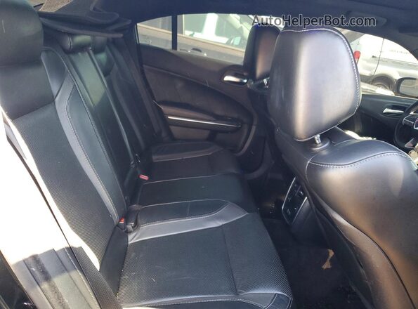 2C3CDXCT0HH525734 2017 DODGE CHARGER Black Widok tylnych siedzeń