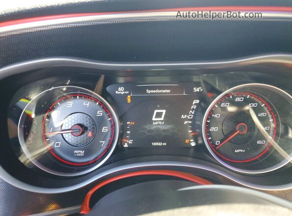 2C3CDXCT0HH525734 2017 DODGE CHARGER Black Widok zestawu wskaźników