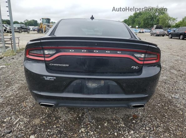 2C3CDXCT0JH133844 2018 DODGE CHARGER Black Հետևի տեսք
