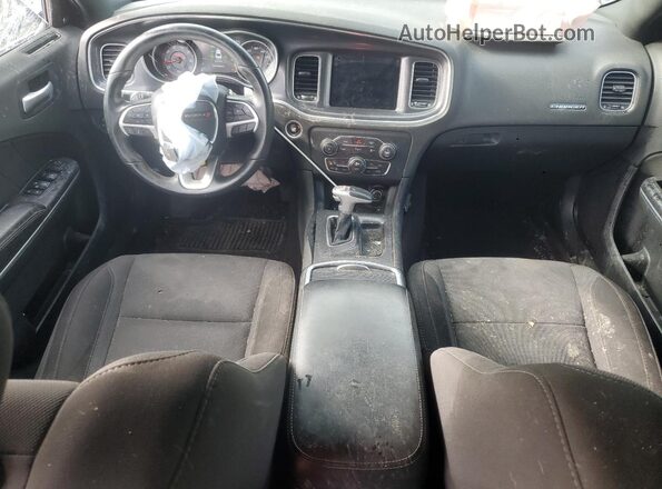 2C3CDXCT0JH133844 2018 DODGE CHARGER Black Առջևի վահանակի տեսք